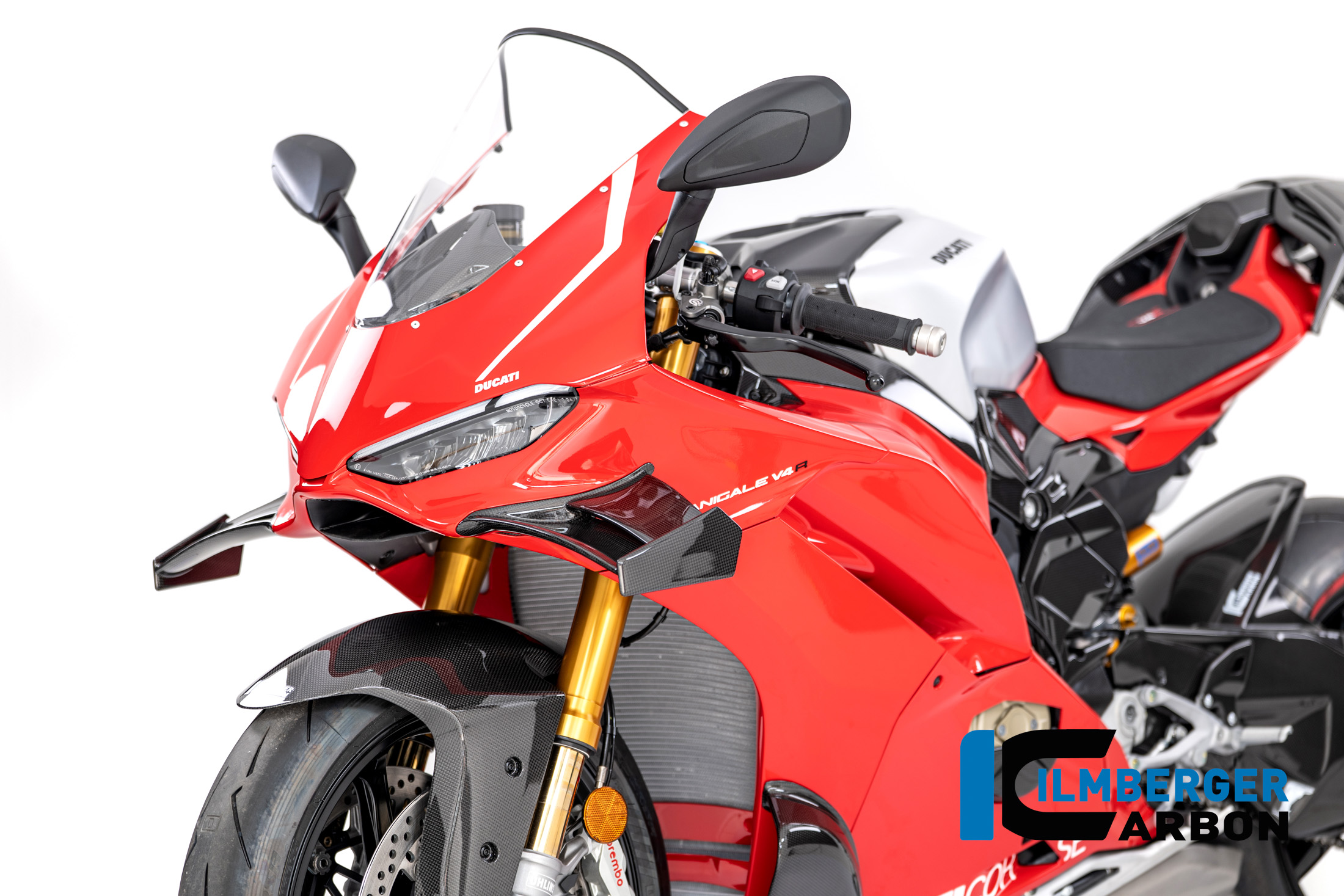 Straßen und Racing Komponenten in Carbon für die Panigale V4 R 2026